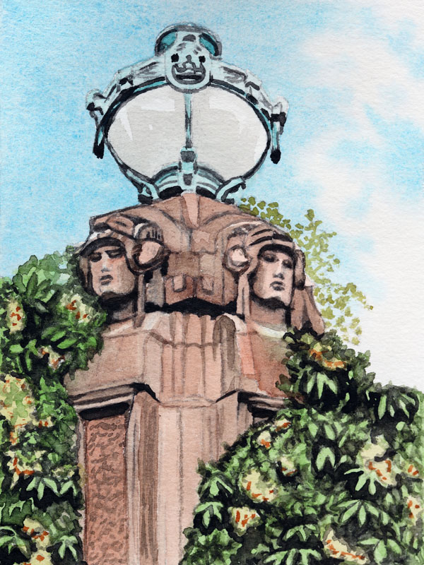 Jugendstillamp, Water Tower Park, Nicole Hörold